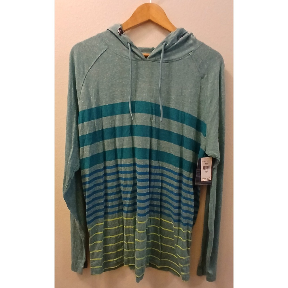 Salt Life T Shirt Men Large Green‎ Hooded Shirt Live Salty Beach Casual Pullover